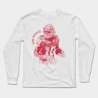 Isiah Pacheco Kansas City Vinatge Mono Long Sleeve T-Shirt